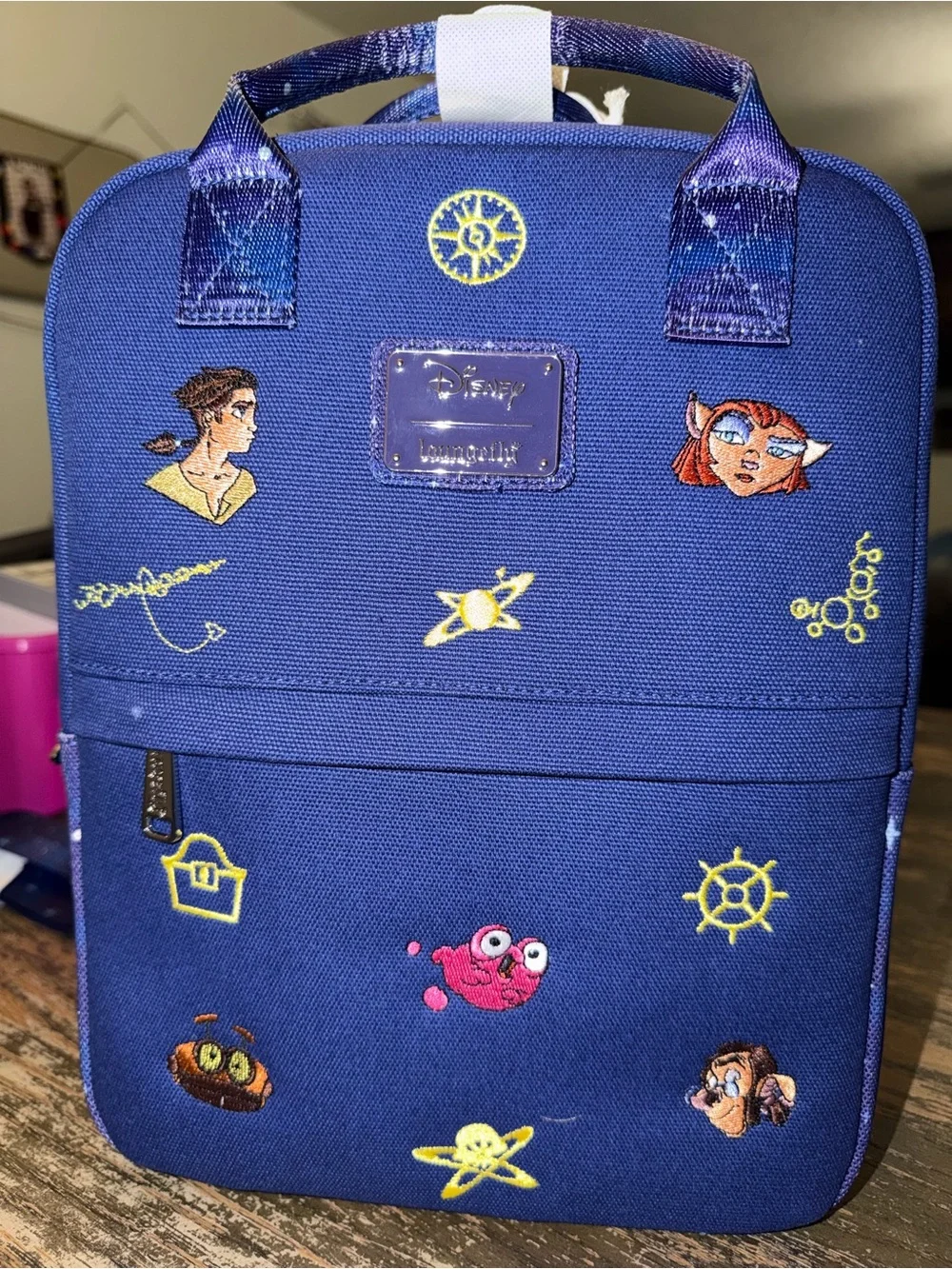Loungefly Disney Treasure Planet Embroidered Canvas Mini Backpack BoxLunch